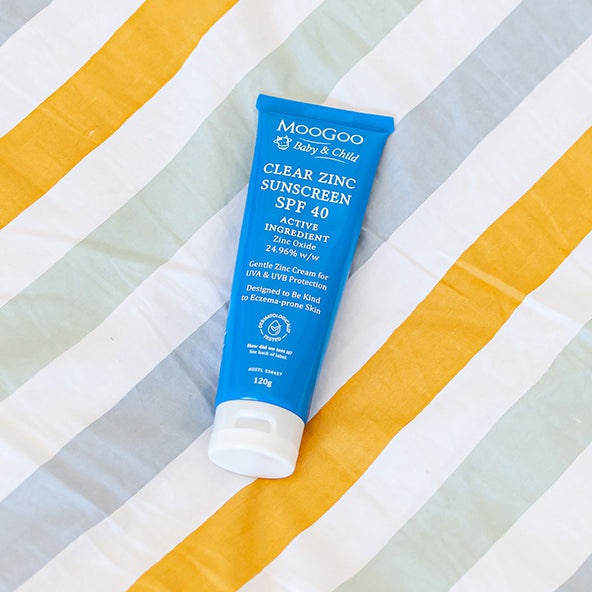 MooGoo Baby Clear Zinc Sunscreen SPF 40
