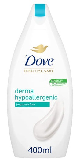 Derma Hypoallergenic Care Body Wash Shower Gel