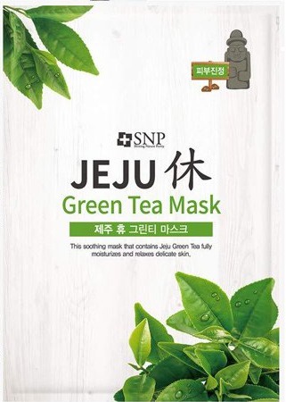 SNP Jeju Rest Green Tea Mask