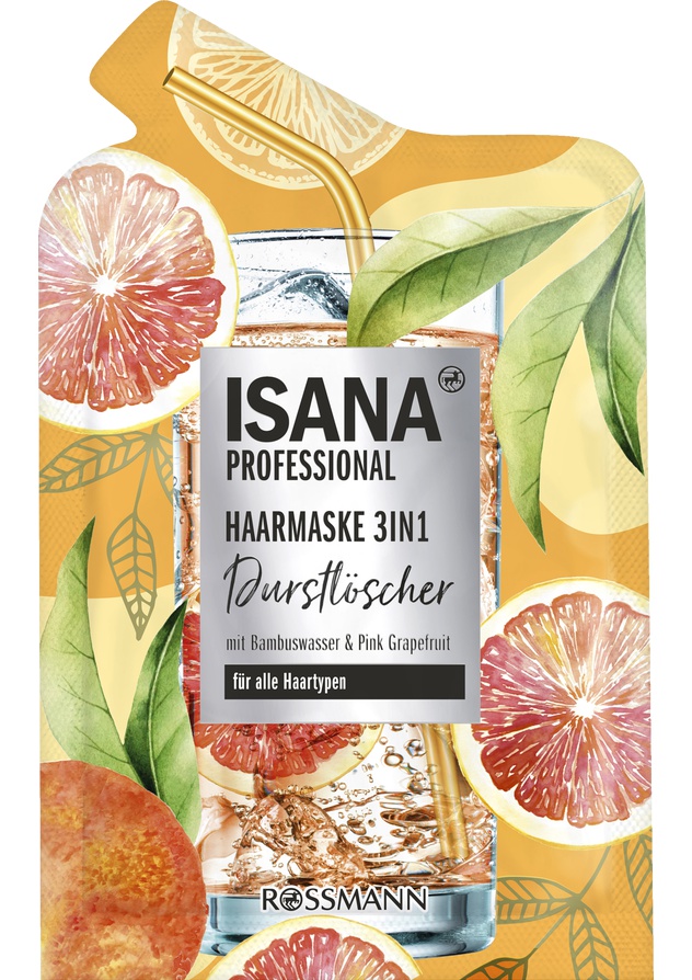 Isana Professional Haarmaske 3in1 Durstlöscher