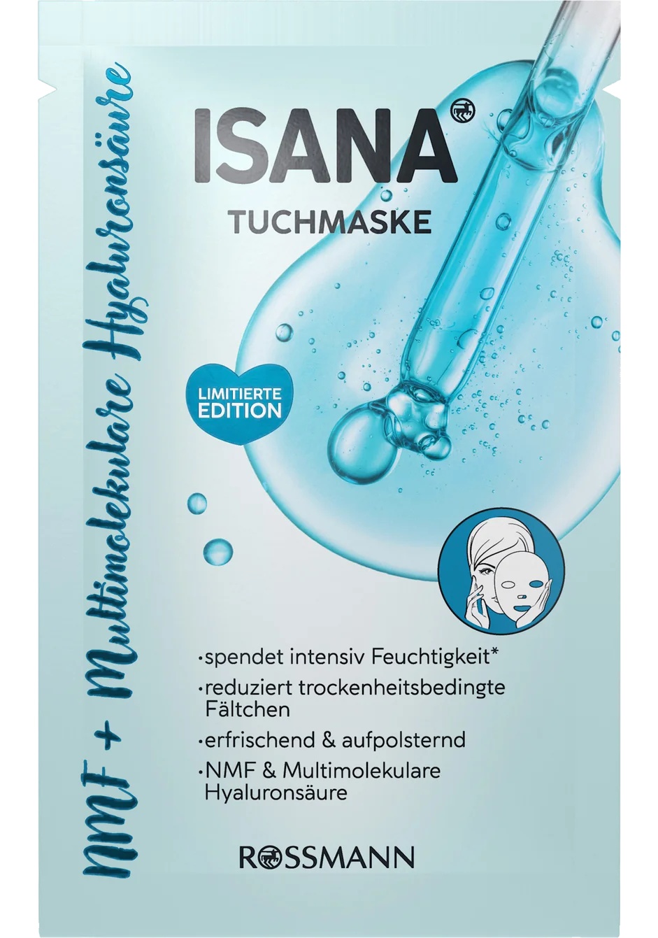 Isana Tuchmaske NMF + Multimolekulare Hyaluronsäure
