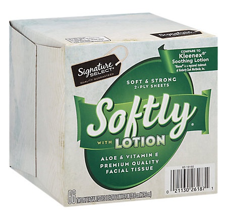 Signature Select Softly Tissues With Lotion