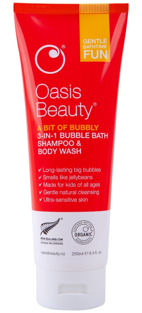 Oasis Beauty A Bit Of Bubbly 3-In-1 Bubble Bath, Shampoo & Body Wash