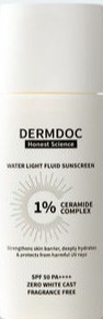 DERMDOC Honest Science Dermdoc 1% Ceramide Complex Water Light Fluid Sunscreen