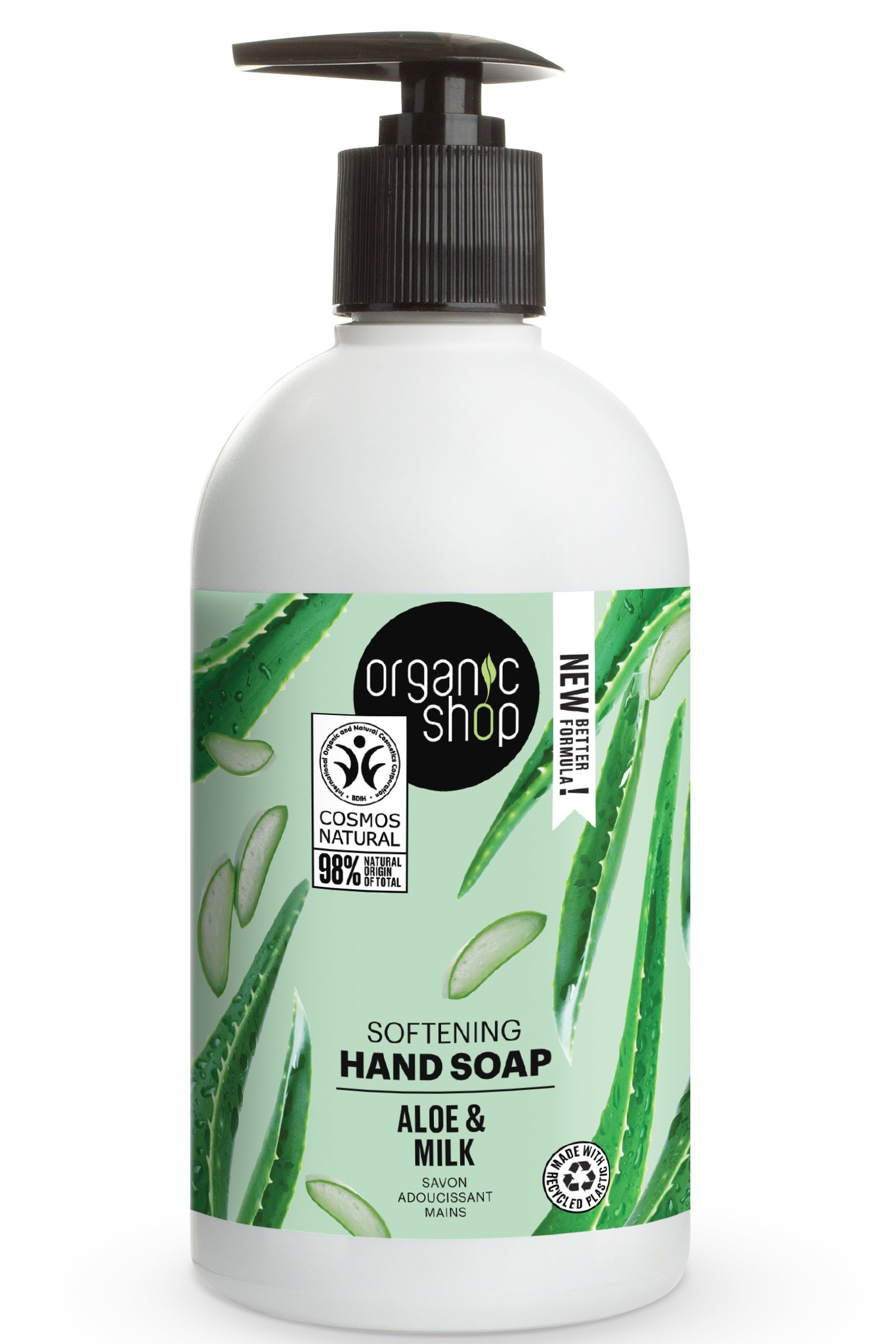Organic Shop Hand Soap Aloe & Milk