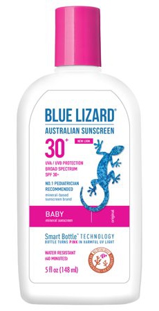 Blue Lizard Sunscreen, Baby, Broad Spectrum Spf 30+