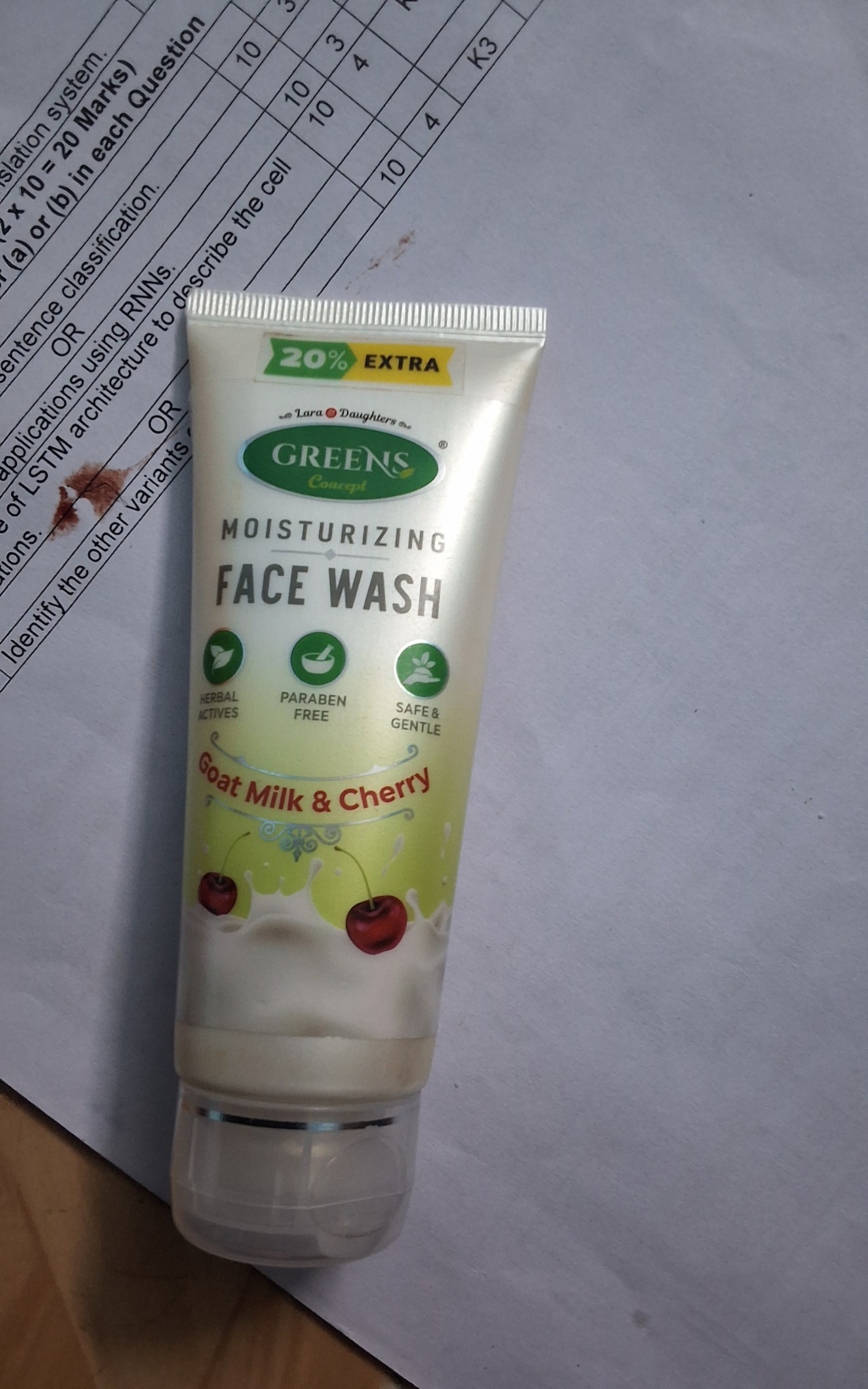 Greens concept Goat Milk&cherry