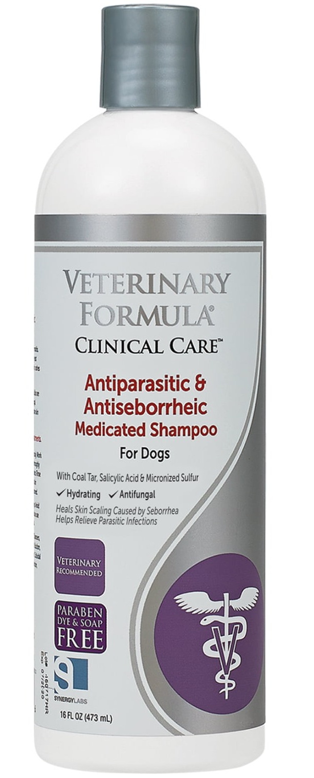 VETERINARY FORMULA CLINICAL CARE Antiparasitic & Antiseborrheic Dog Shampoo