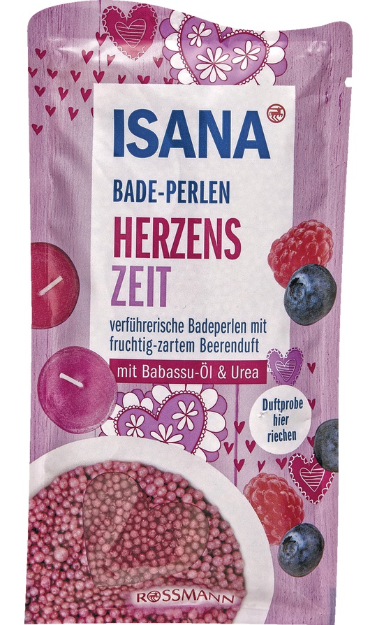 Isana Bade-Perlen Herzens Zeit