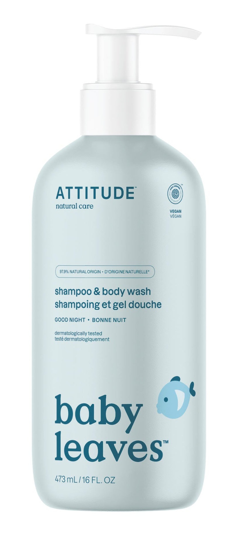 Attitude 2-1 Baby Shampoo