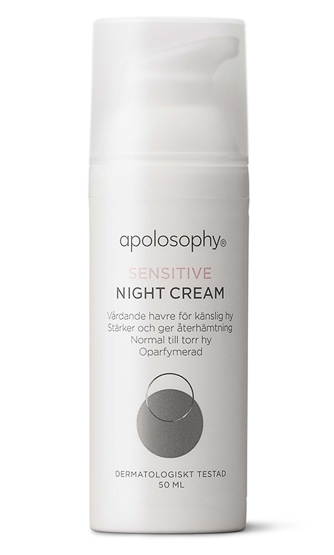 Apolosophy Sensitive Night Cream ingredients (Explained)