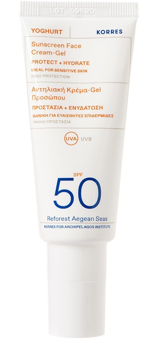 Korres Sunscreen Face Cream Gel