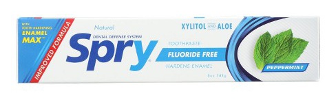 Xlear Spry Xylitol Toothpaste - Peppermint