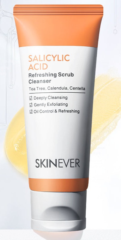 SkinEver Salicylic Refreshing Scrub Cleanser