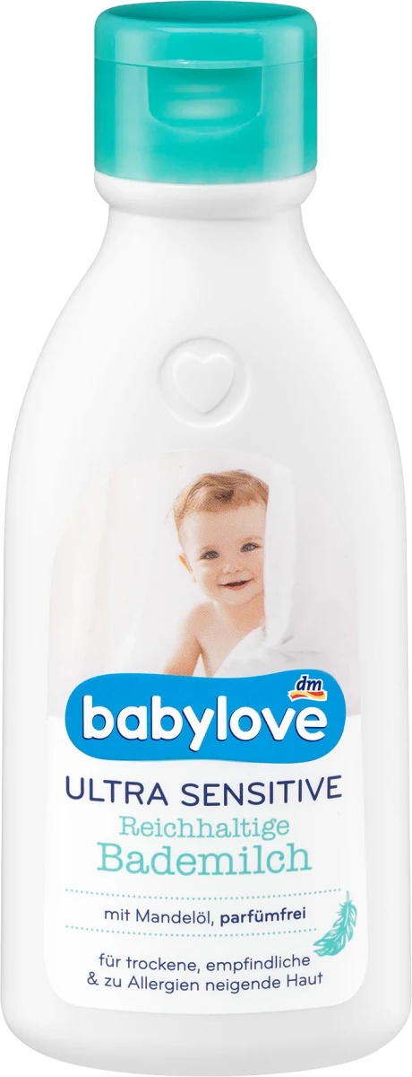 Babylove Ultra Sensitive Reichhaltige Bademilch