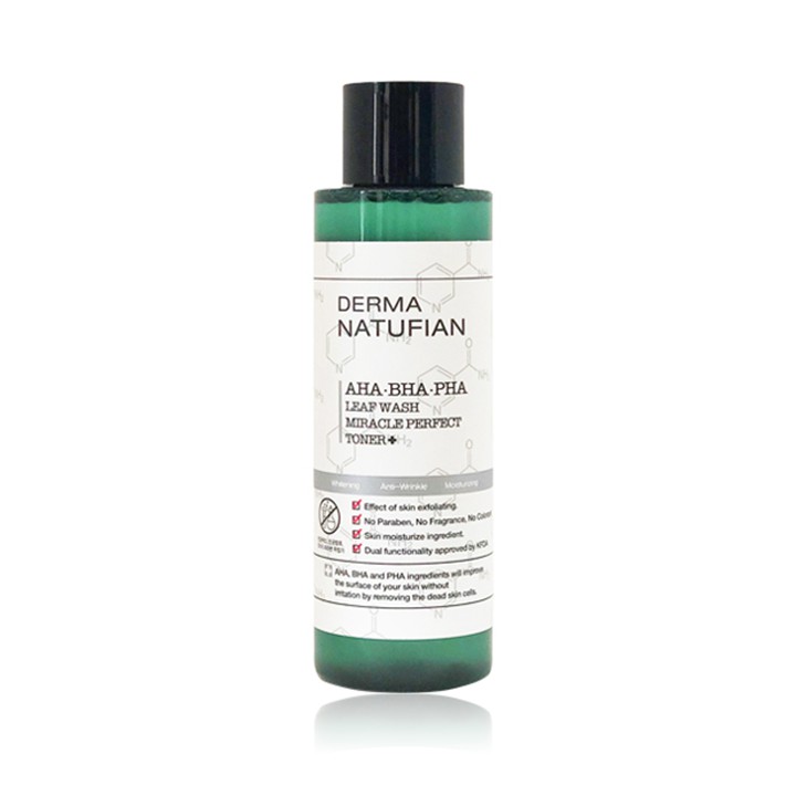 Derma Natufian Aha Bha Pha Leaf Wash Miracle Perfect Toner