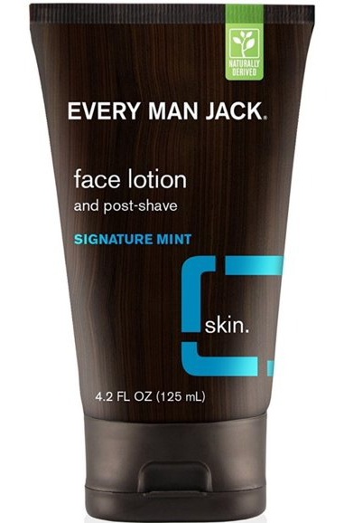 Every Man Jack Face Lotion And Post-shave, Natural Menthol