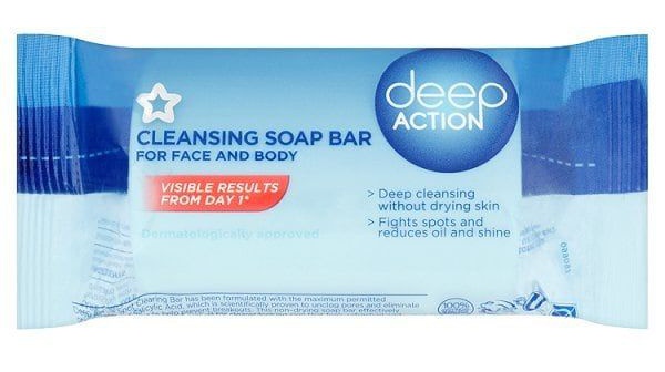 Superdrug Deep Action Cleansing Soap Bar