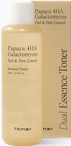 Trimay Papaya 4ha Galactomyces Peel & Pore Control Essence Toner