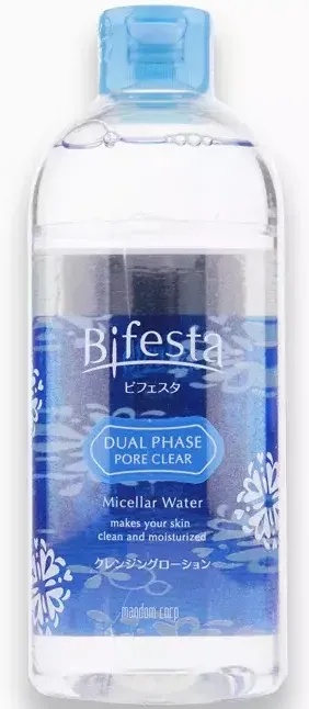 Bifesta Micellar Water Dual Phase Pore Clear