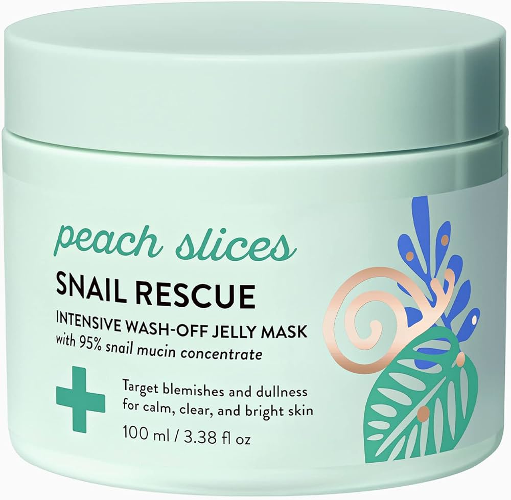 Peach slices Snail Rescue Mask