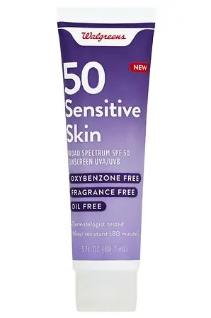 Walgreens Sensitive Sunscreen Lotion SPF 50