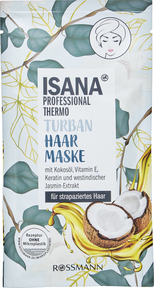 Isana Professional Thermo Turban Haar Maske