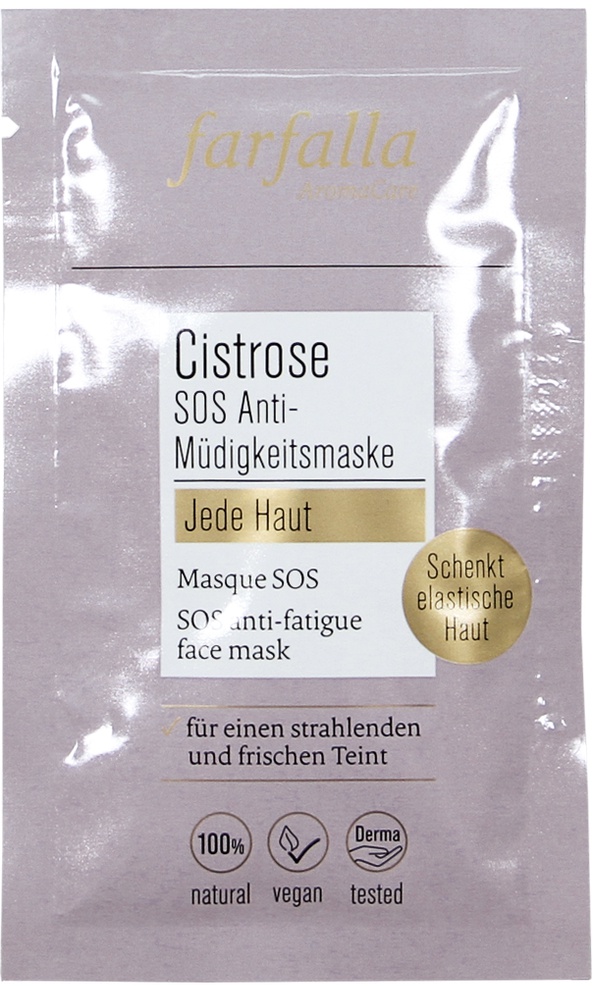 Farfalla Cistrose SOS Anti-Fatigue Face Mask
