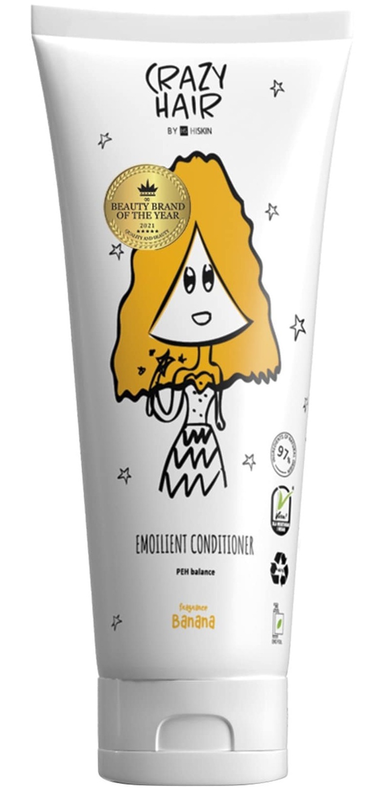 Hiskin Crazy Hair Emollient Conditioner Banana