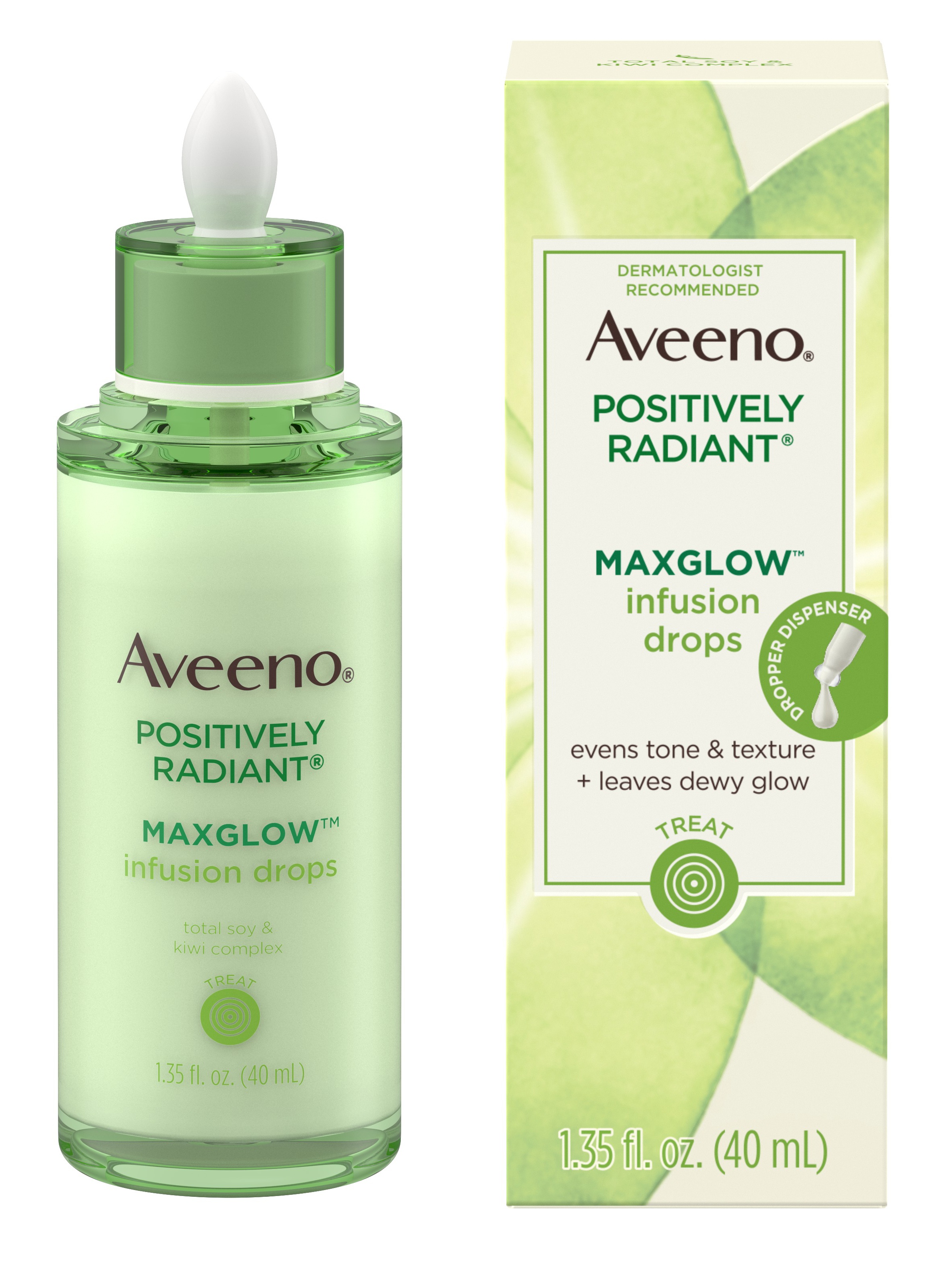 Aveeno Positively Radiant Maxglow Infusion Drops Drops