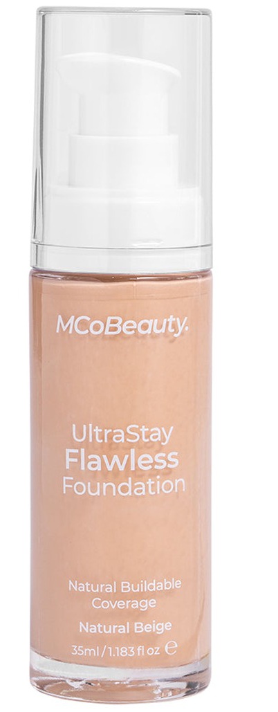 MCO Beauty Ultrastay Flawless Foundation Natural Beige