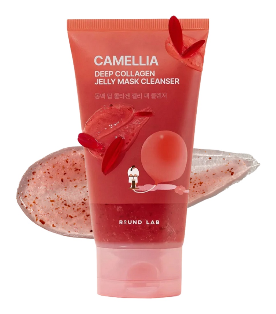 ROUND LAB Camellia Deep Collagen Jelly Mask Cleanser