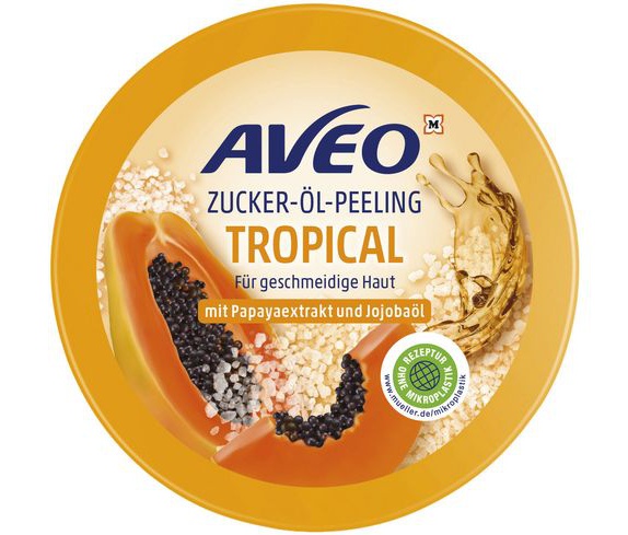 Aveo Zucker-Öl-Peeling Tropical
