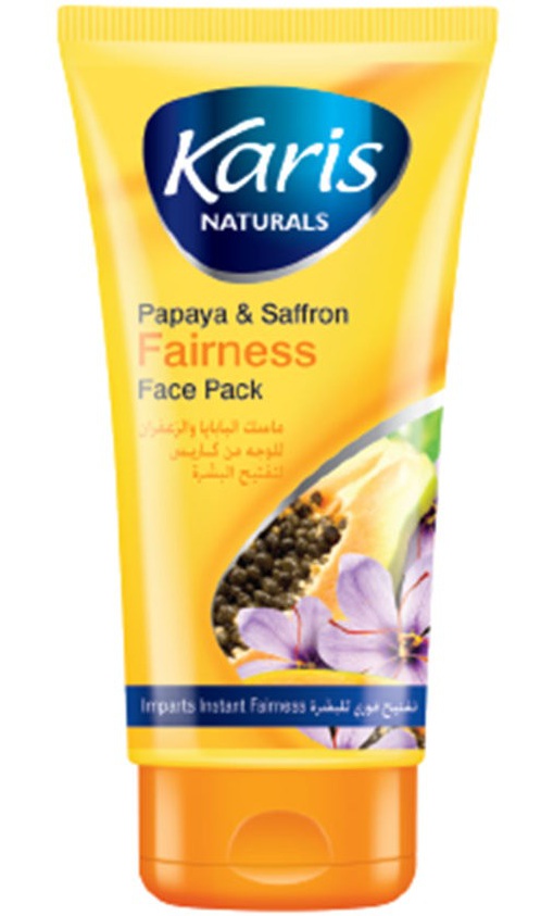 Karis Naturals Papaya & Saffron Fairness Face Pack