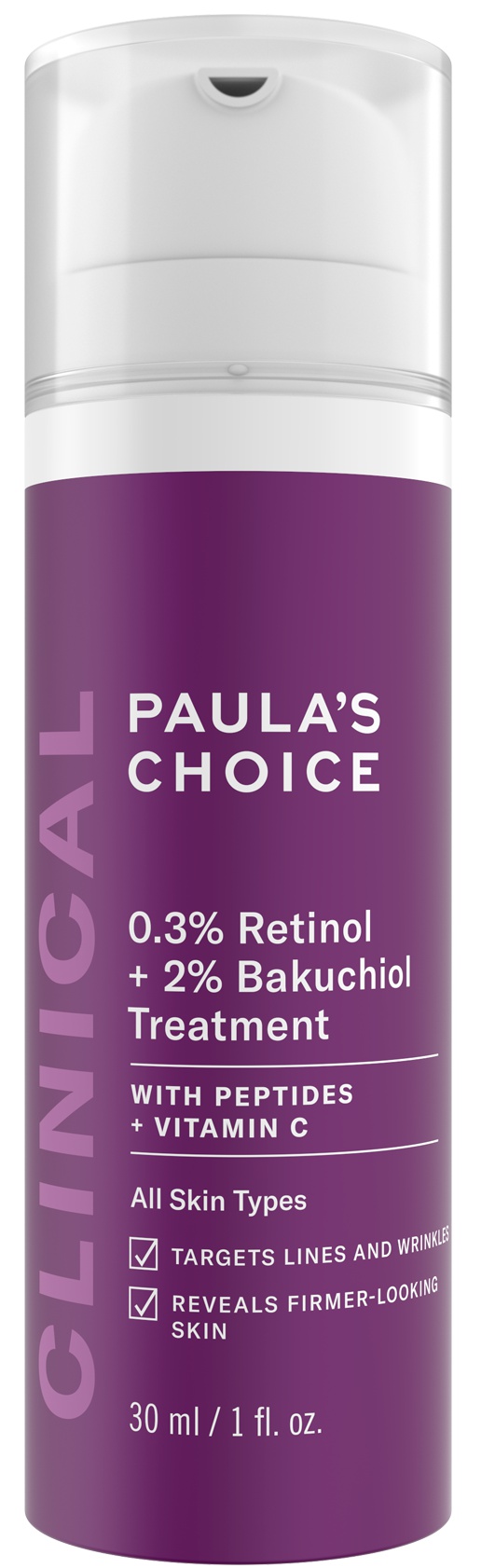 Paula's Choice Clinical 0.3% Retinol + 2% Bakuchiol Treatment