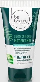 Be Beauty Care Creme De Rosto Matificante Com Tea Tree Oil
