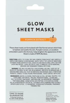 ryshi Glow Sheet Mask, Pumpkin Extract