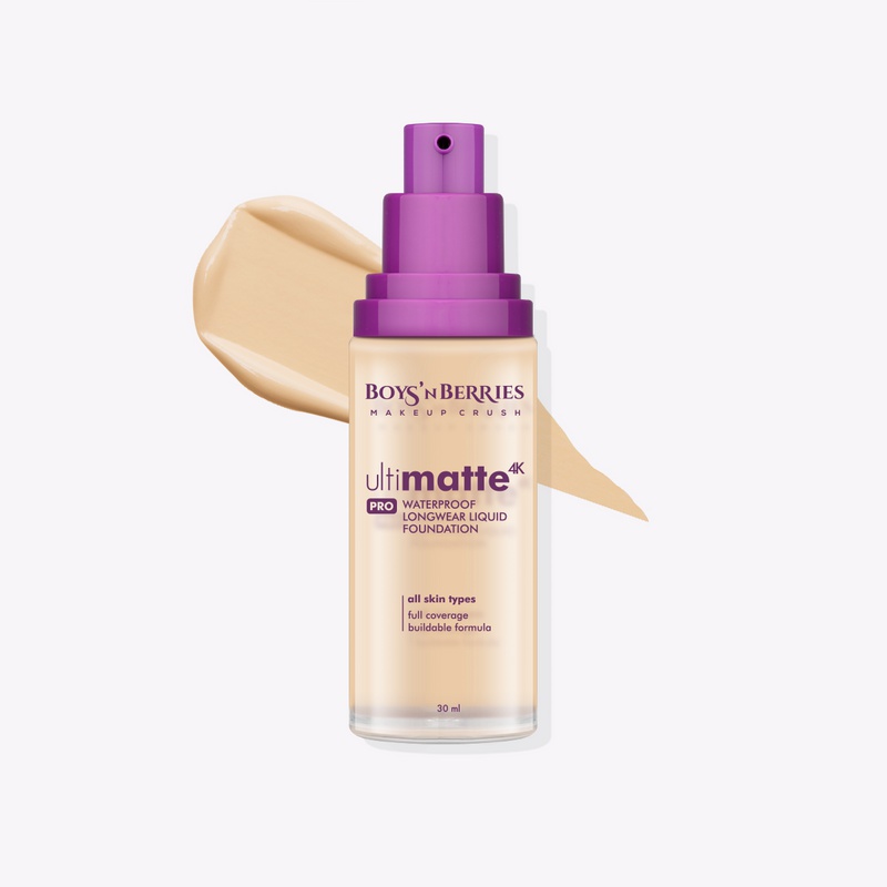 Boys'n berries Ultimatte 4k Pro Liquid Foundation