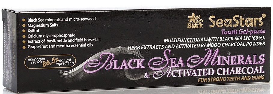 Sea stars Activated Charcoal Tooth Gel-paste
