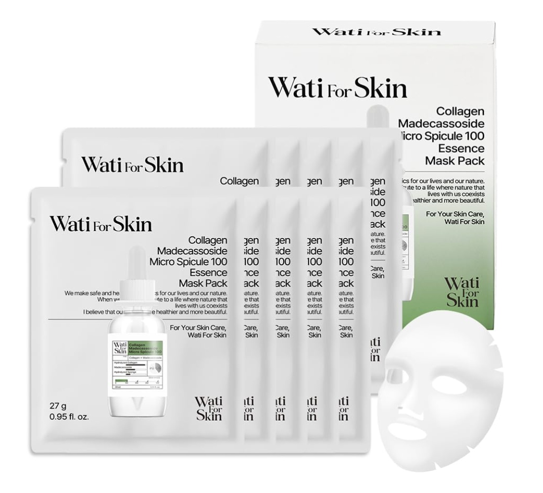 Wati for Skin Collagen Madecassoside Microshot 100 Essence Mask