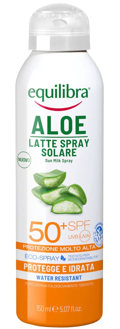 Equilibra Aloe Latte Spray Solare Sun Milk Spray SPF 50+