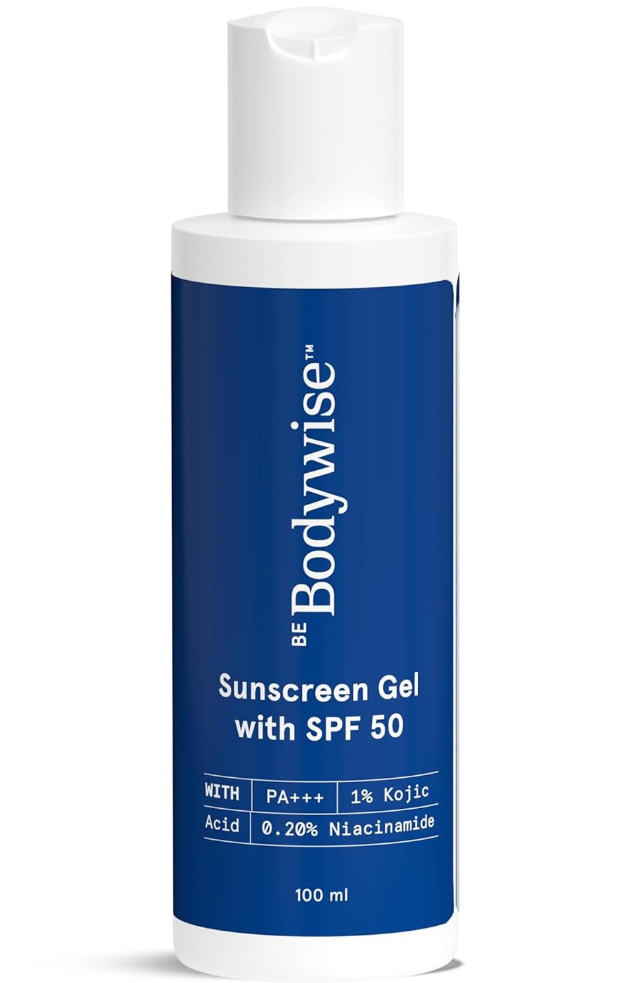Be Bodywise Sunscreen Gel SPF 50 With 1% Kojic Acid