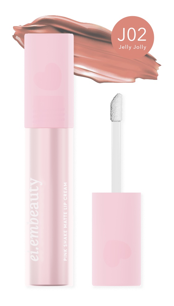 Eiem Beauty Pink Shake Matte Lip Cream J02 Jelly Jolly