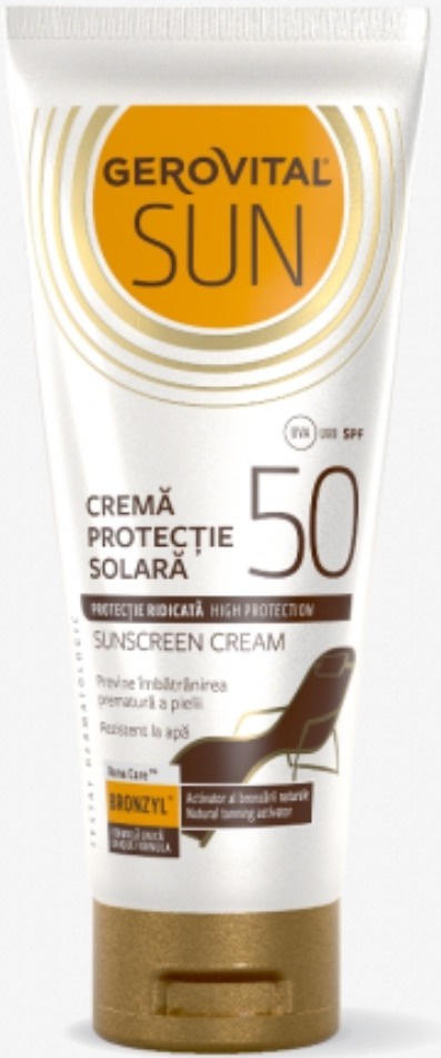 Farmec Romania Gerovital Sunscreen Cream SPF 50+