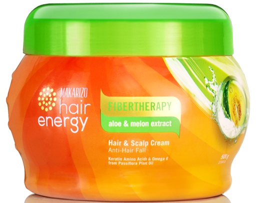 Makarizo Fibertherapy Hair & Scalp Cream With Aloe & Melon Extract