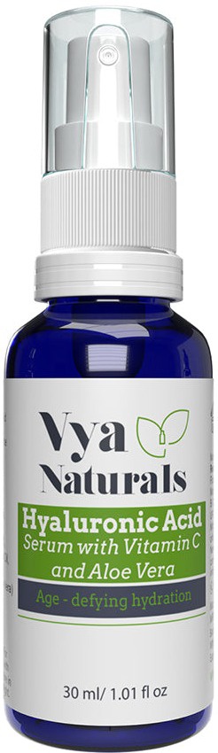 Vya Naturals  Hyaluronic Acid Serum With Vitamin C And Aloe Vera