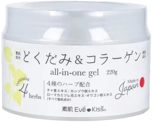 SQUEEZE Eve Kiss Dokudami & Collagen All In One Gel