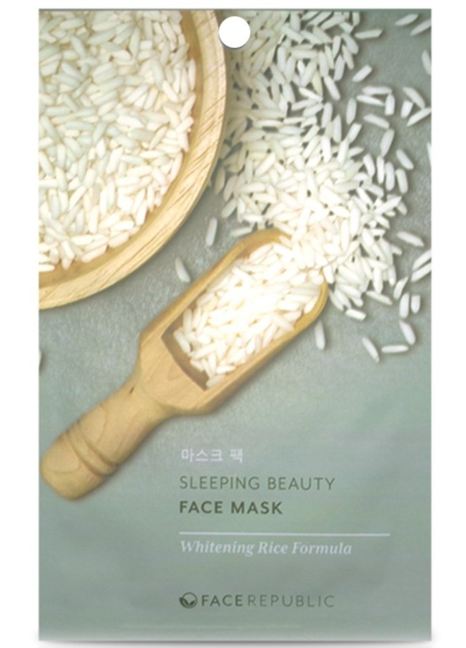 Face Republic Sleeping Beauty Face Mask Whitening Rice Formula