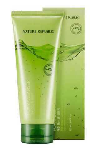 Nature Republic Jeju Sparkling Foam Cleanser