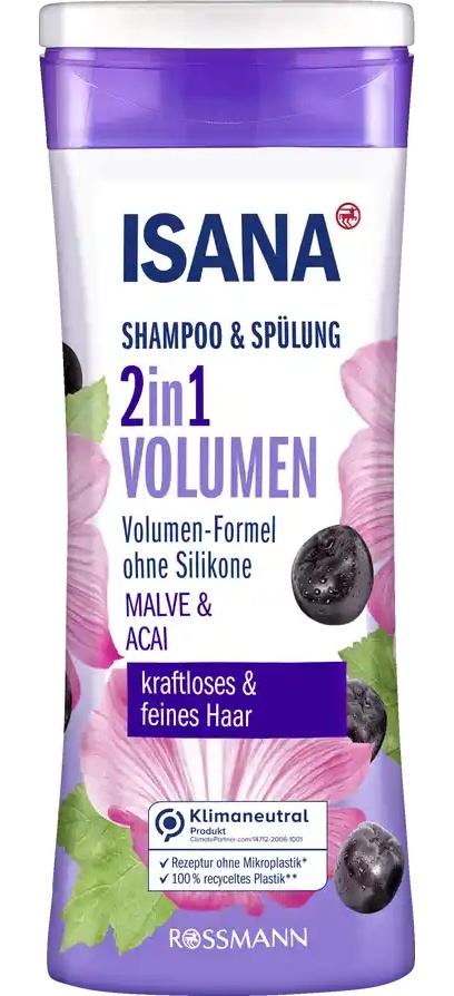 Isana Shampoo & Spülung 2in1 Volumen